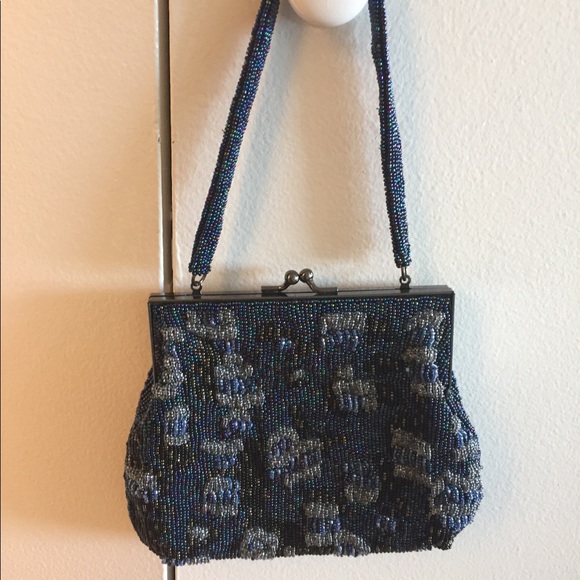 Vintage beaded handbag - Picture 5 of 8